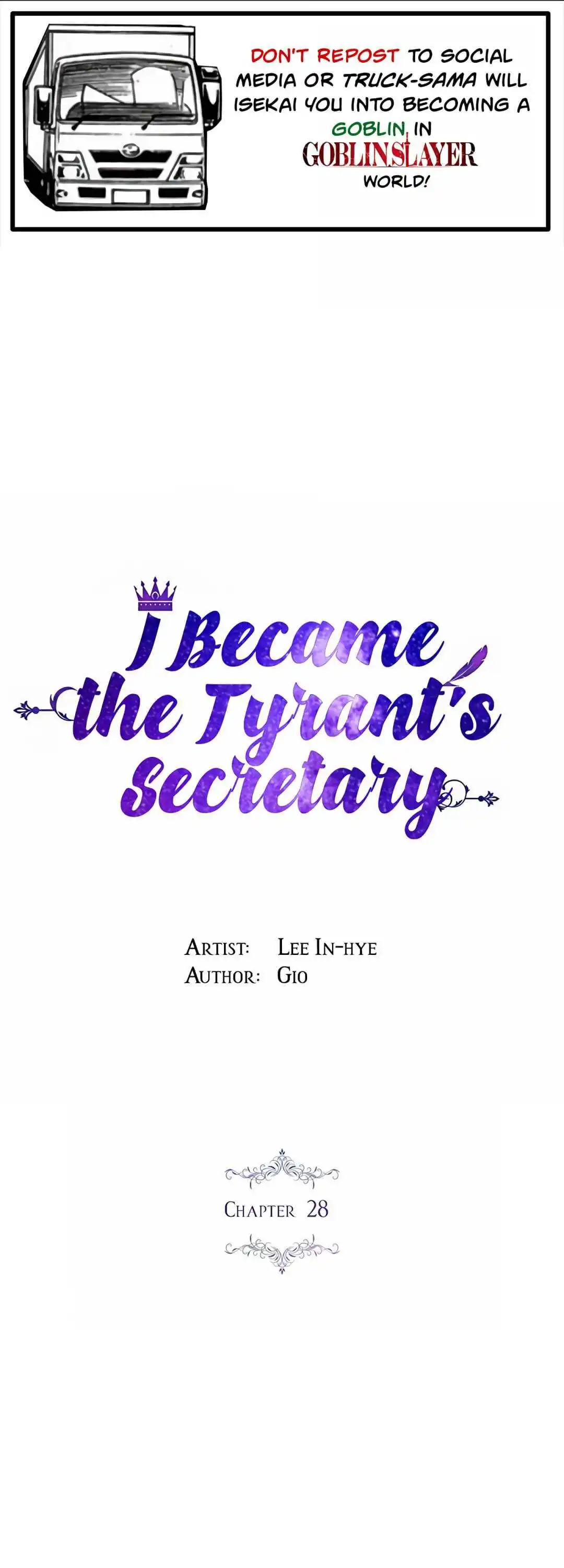 I Became The Tyrant'S Secretary Chapter 28 1